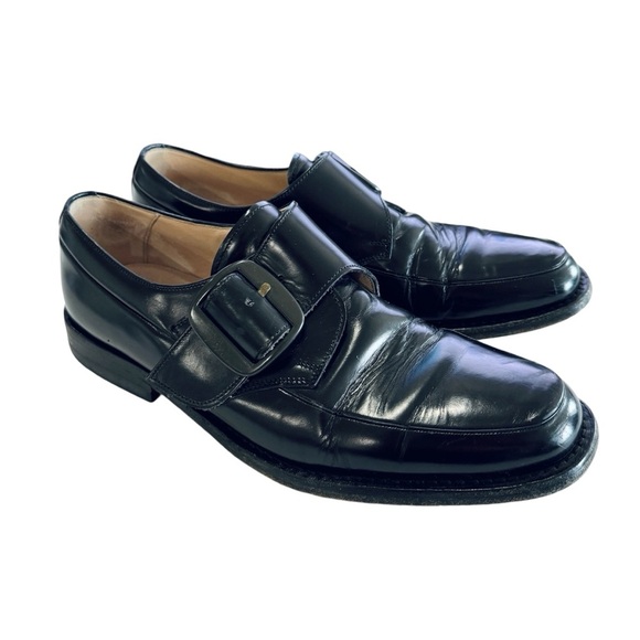 Dolce & Gabbana men’s leather buckle loafers EUC